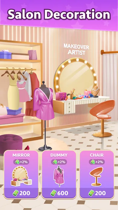 Ảnh chụp màn hình của Makeover Artist-Makeup Games
