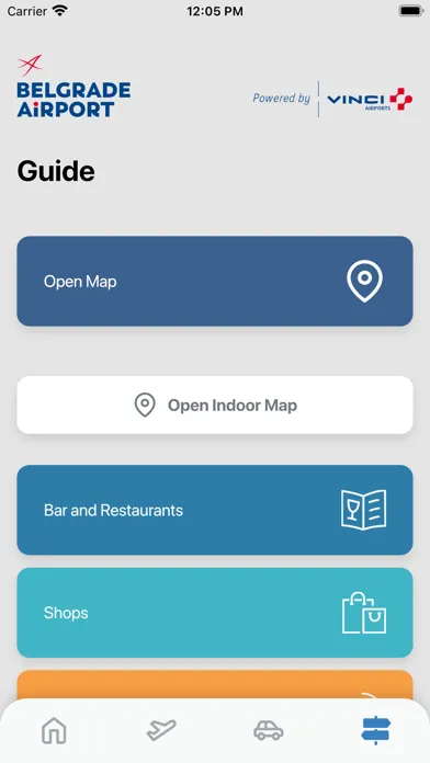Captures d'écran de Belgrade Airport Official App