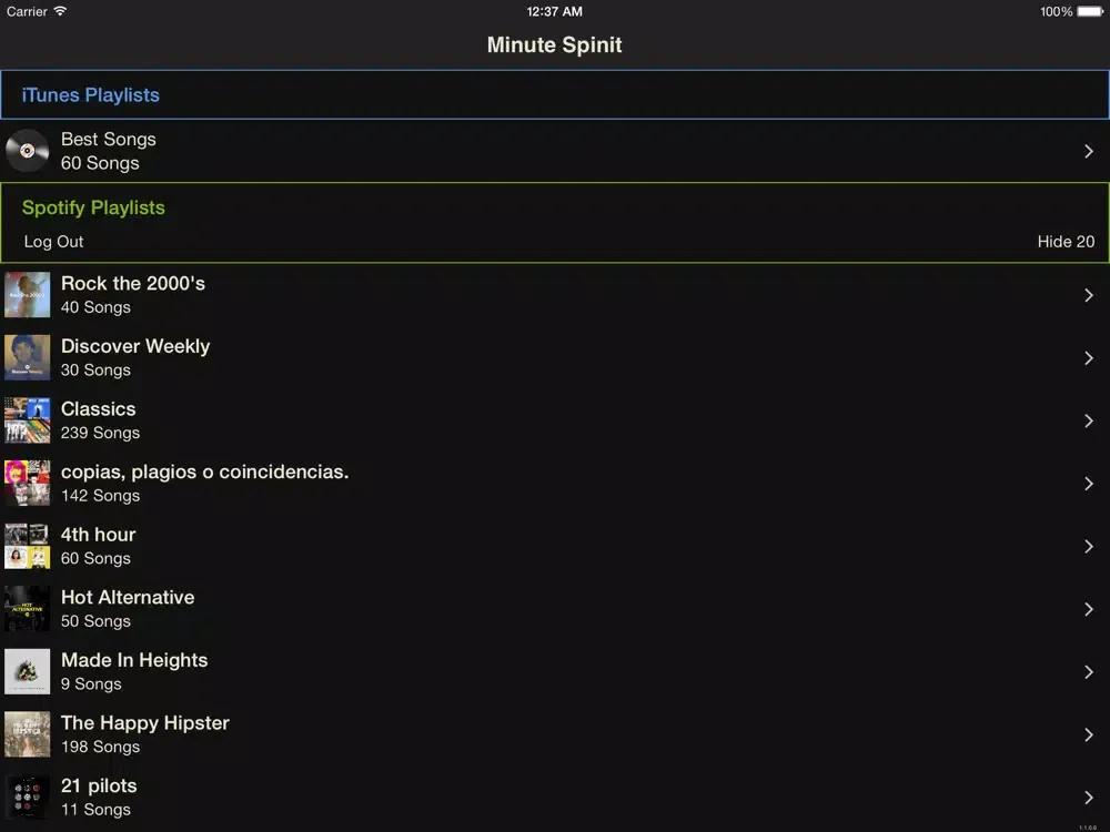 Zrzuty ekranu Minute Spinit Free iPad 