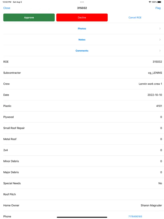 HCS BlueRoof iPad  Ekran Görüntüleri