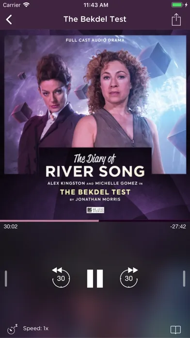 Big Finish Audiobook Player Ekran Görüntüleri