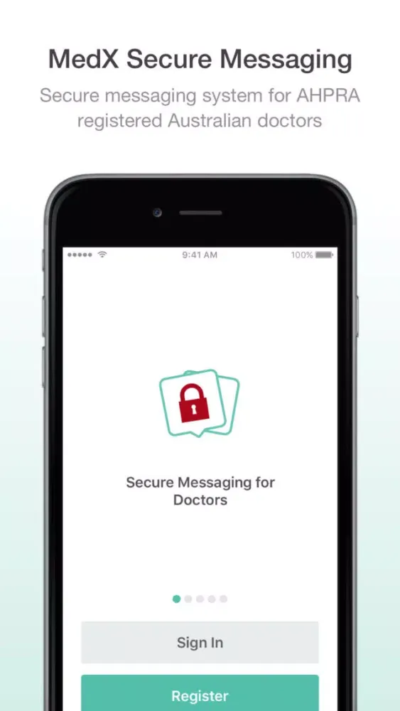 MedX Secure Messaging (MEDXAU) 스크린샷