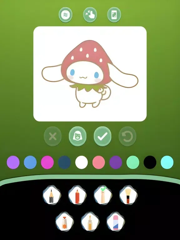 تصاویر Cinnamoroll Coloring Pic Quiz iPad 