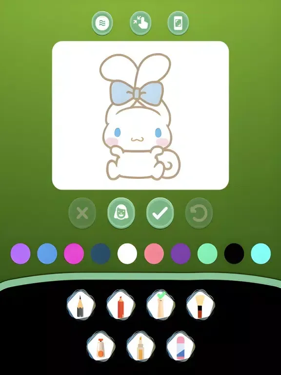 تصاویر Cinnamoroll Coloring Pic Quiz iPad 