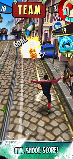 Ảnh chụp màn hình của Ronaldo: Kick'n'Run Football