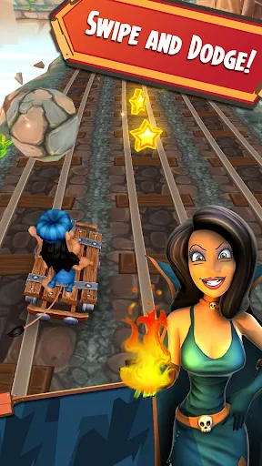 Capturas de tela do Hugo Troll Race 2: Rail Rush