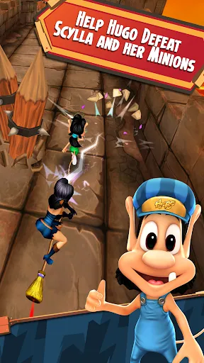 Capturas de tela do Hugo Troll Race 2: Rail Rush