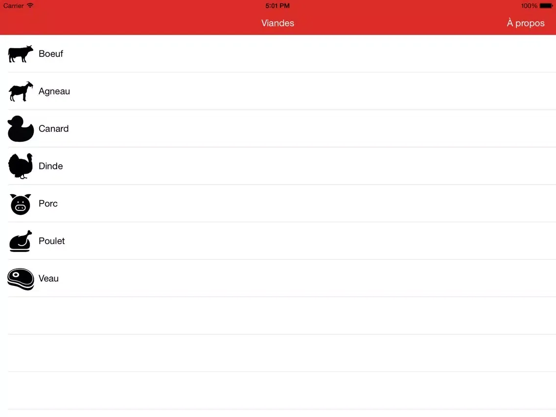 Temps de cuisson iPad 应用截图