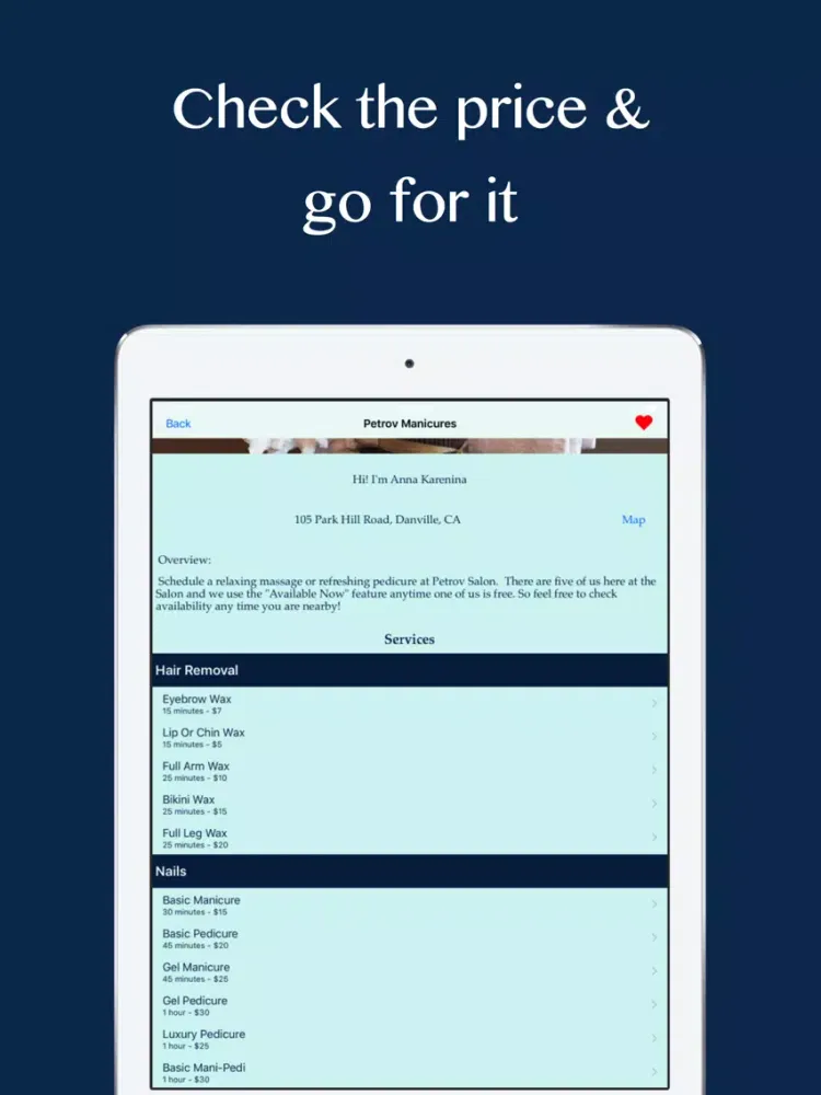 Screenshot di GoSpa Beautician App iPad 
