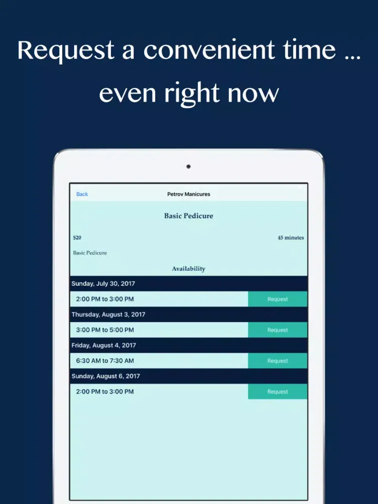 Screenshot di GoSpa Beautician App iPad 