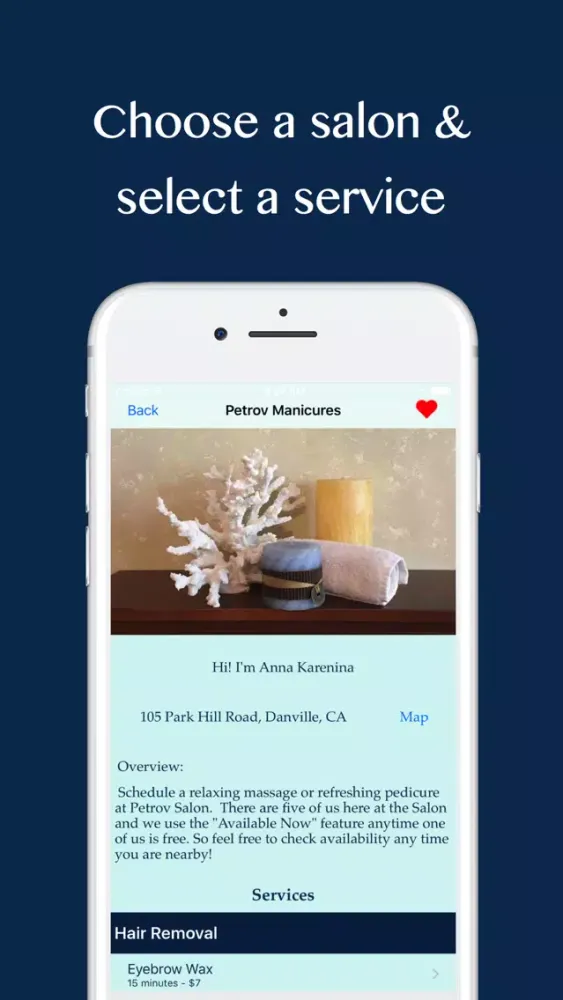 Screenshot di GoSpa Beautician App