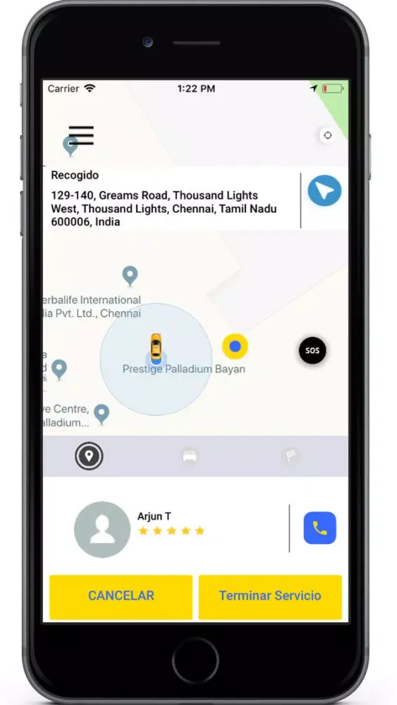 Tangkapan layar IHUGO TAXI CONDUCTOR