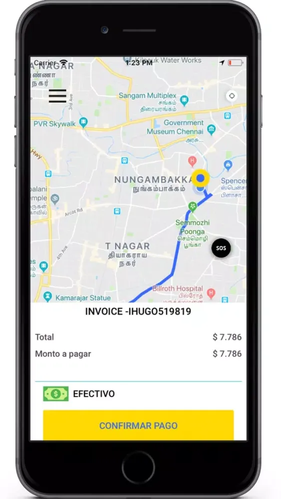 Tangkapan layar IHUGO TAXI CONDUCTOR