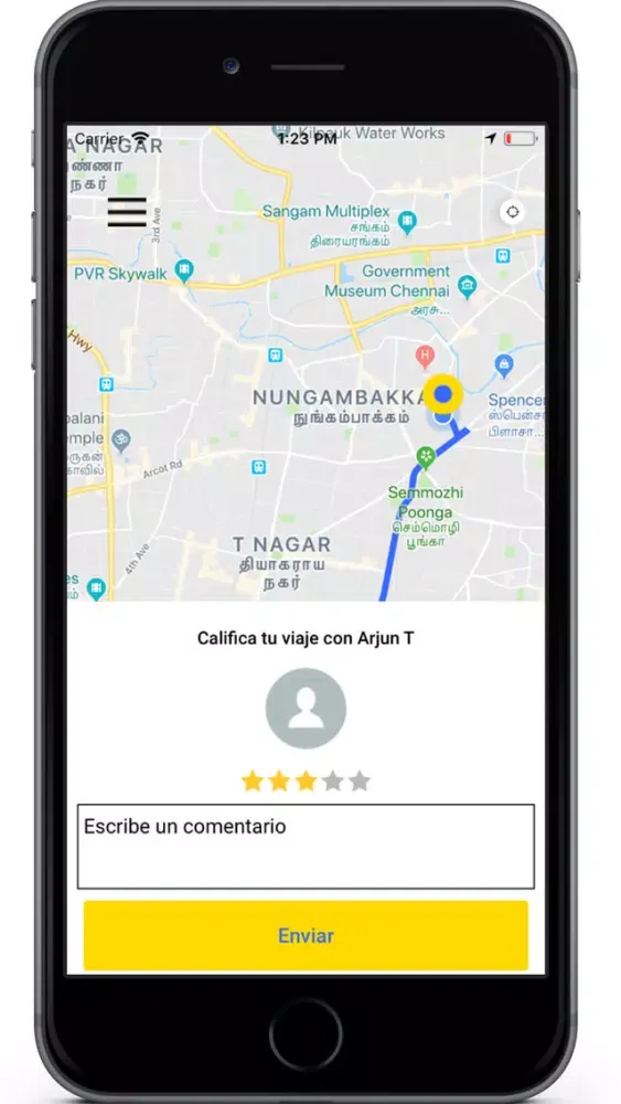 Tangkapan layar IHUGO TAXI CONDUCTOR