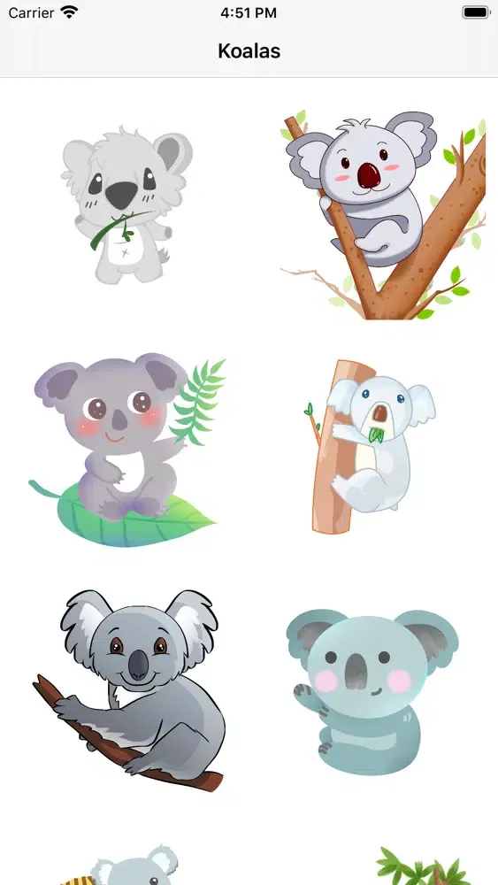 Cute Koala for IM Screenshots