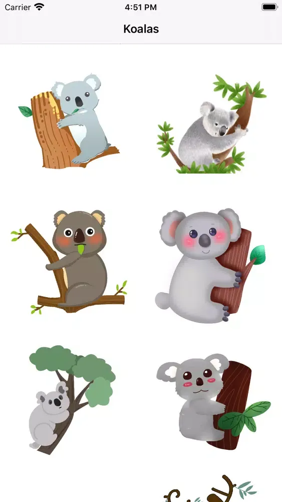 Cute Koala for IM Screenshots