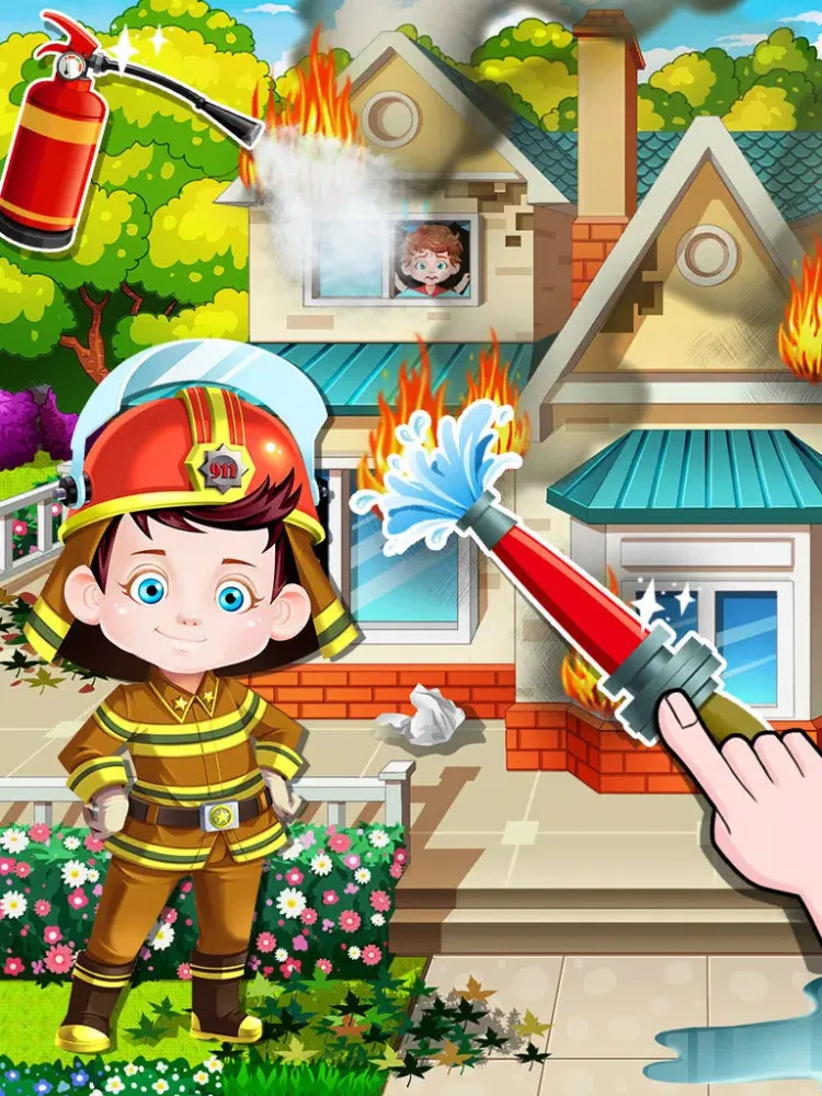 Fireman - Fire House Heroes! iPad  Ekran Görüntüleri