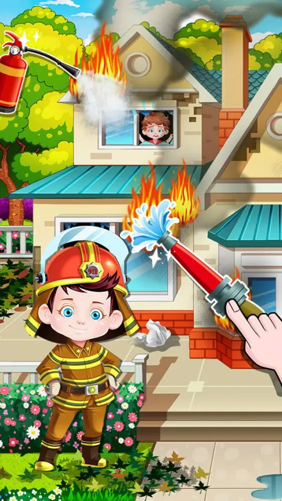 Fireman - Fire House Heroes! Ekran Görüntüleri