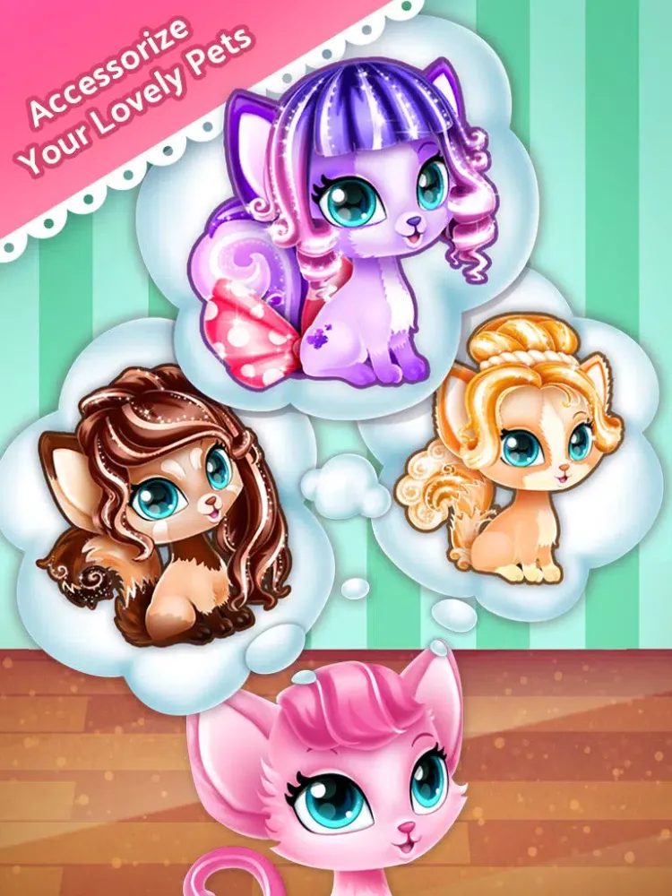 Princess Pet Hair Salon - Royal Birthday Party Makeover iPad  Screenshots