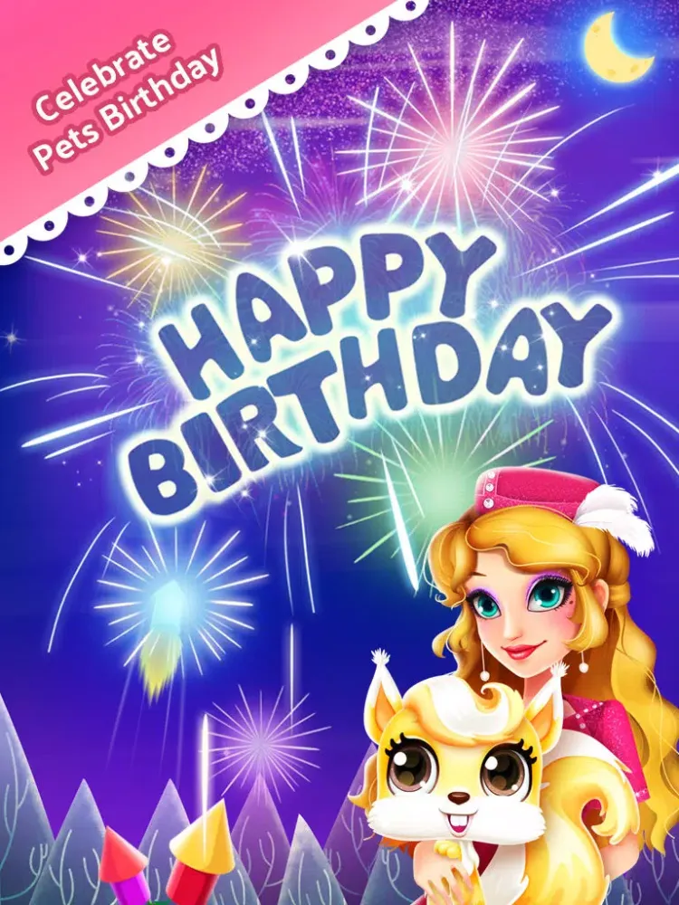 Princess Pet Hair Salon - Royal Birthday Party Makeover iPad  Screenshots
