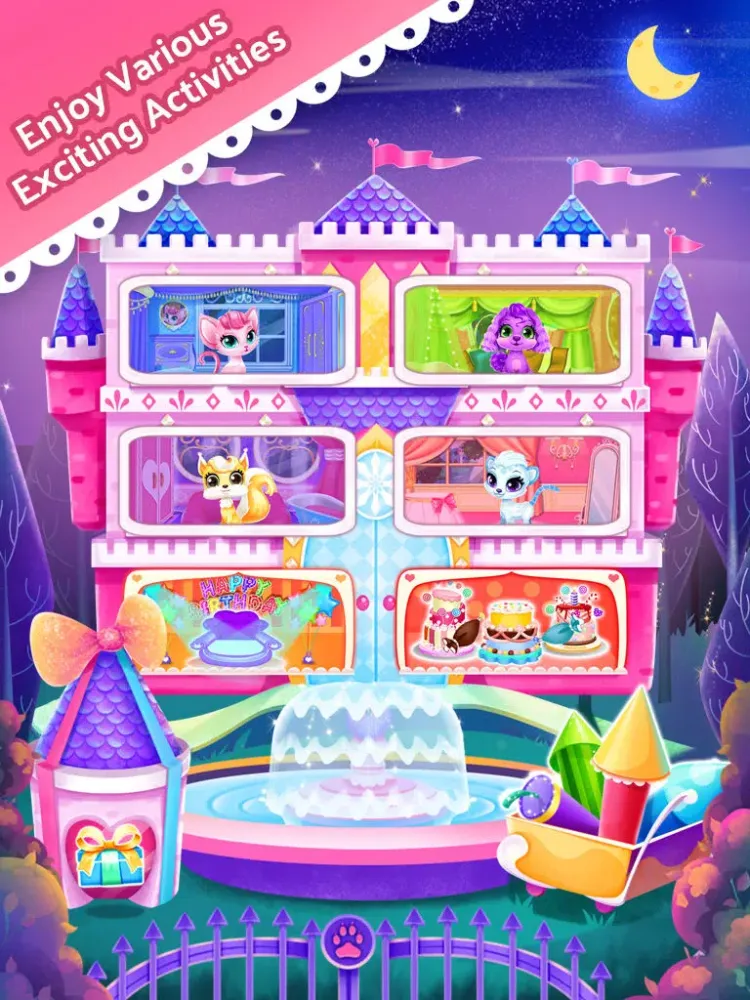 Princess Pet Hair Salon - Royal Birthday Party Makeover iPad  Screenshots