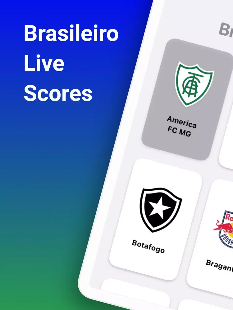 Brasileirão Resultados ao vivo iPad  Screenshots