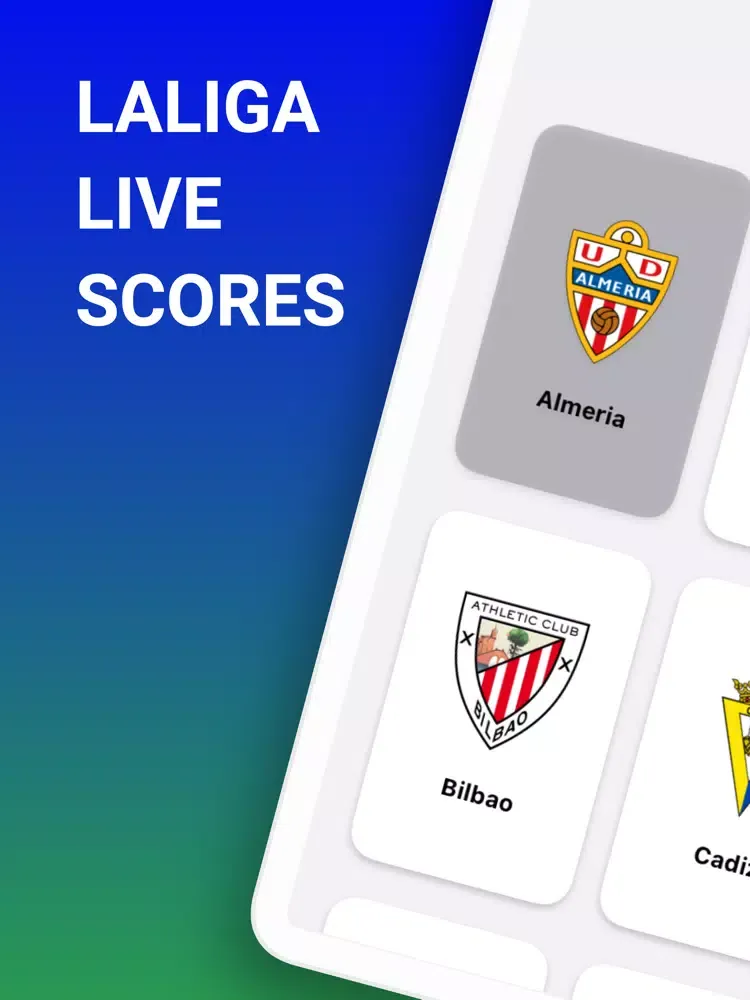 Tangkapan layar Laliga Resultados de Fútbol iPad 