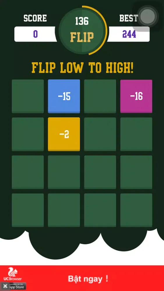 Capturas de pantalla de Flip the box - Sort the number beside with a given order