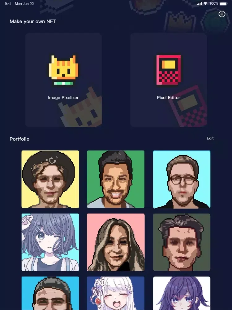 Скриншоты Pixel Maker + iPad 