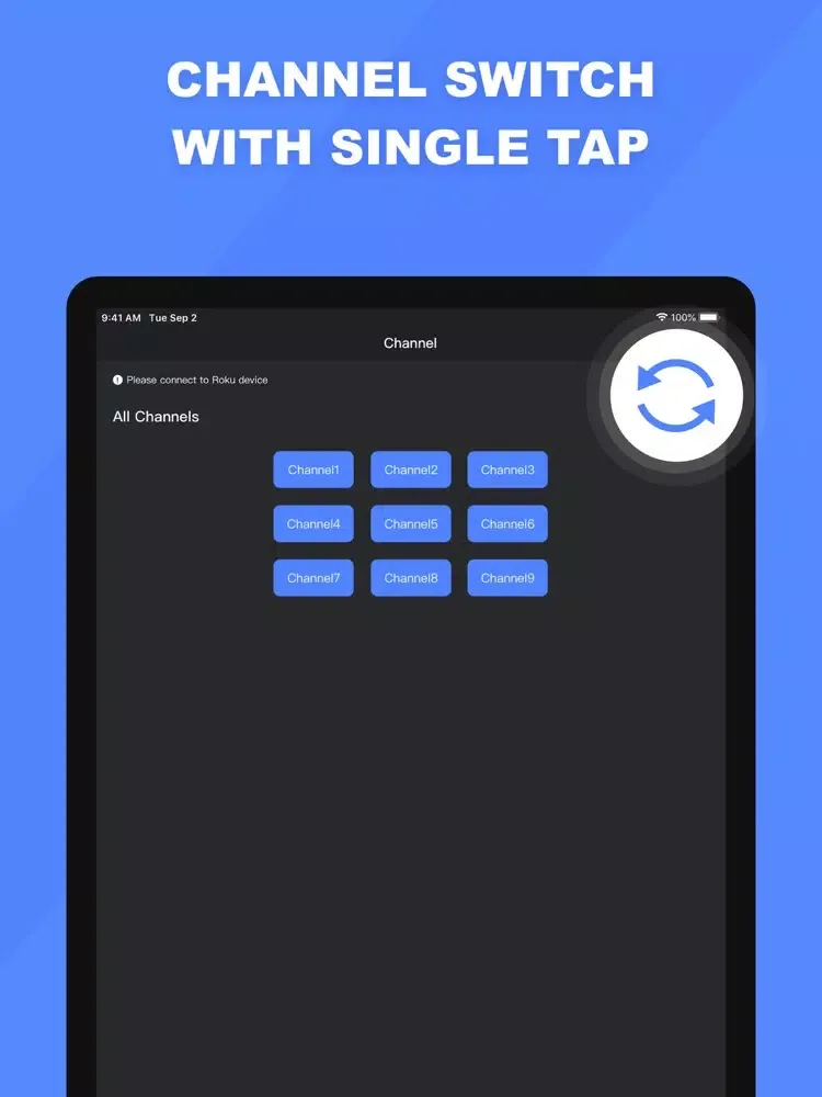 Ảnh chụp màn hình của TV Remote ⁺ iPad 