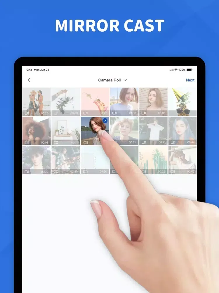 Capturas de pantalla de Miracast 〇 iPad 