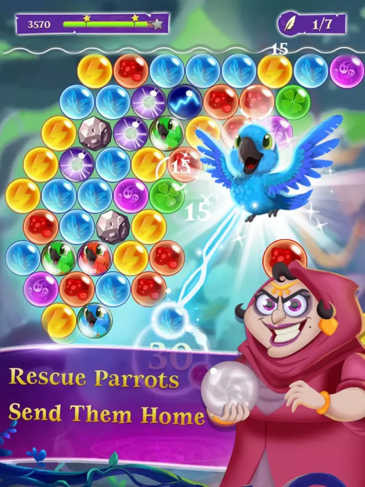 Capturas de tela do Pop Bubble Shooter Crush games iPad 