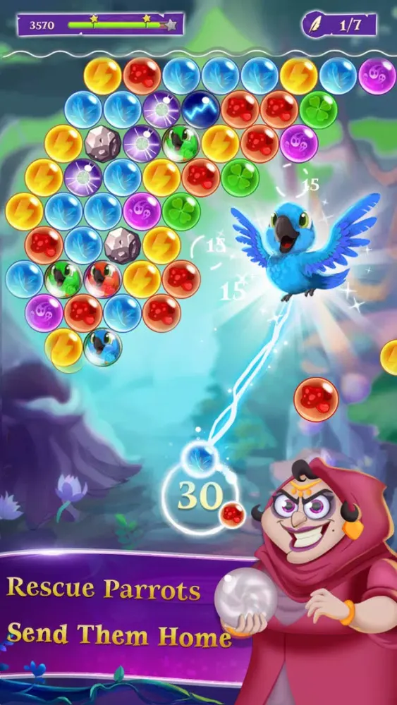 Capturas de tela do Pop Bubble Shooter Crush games