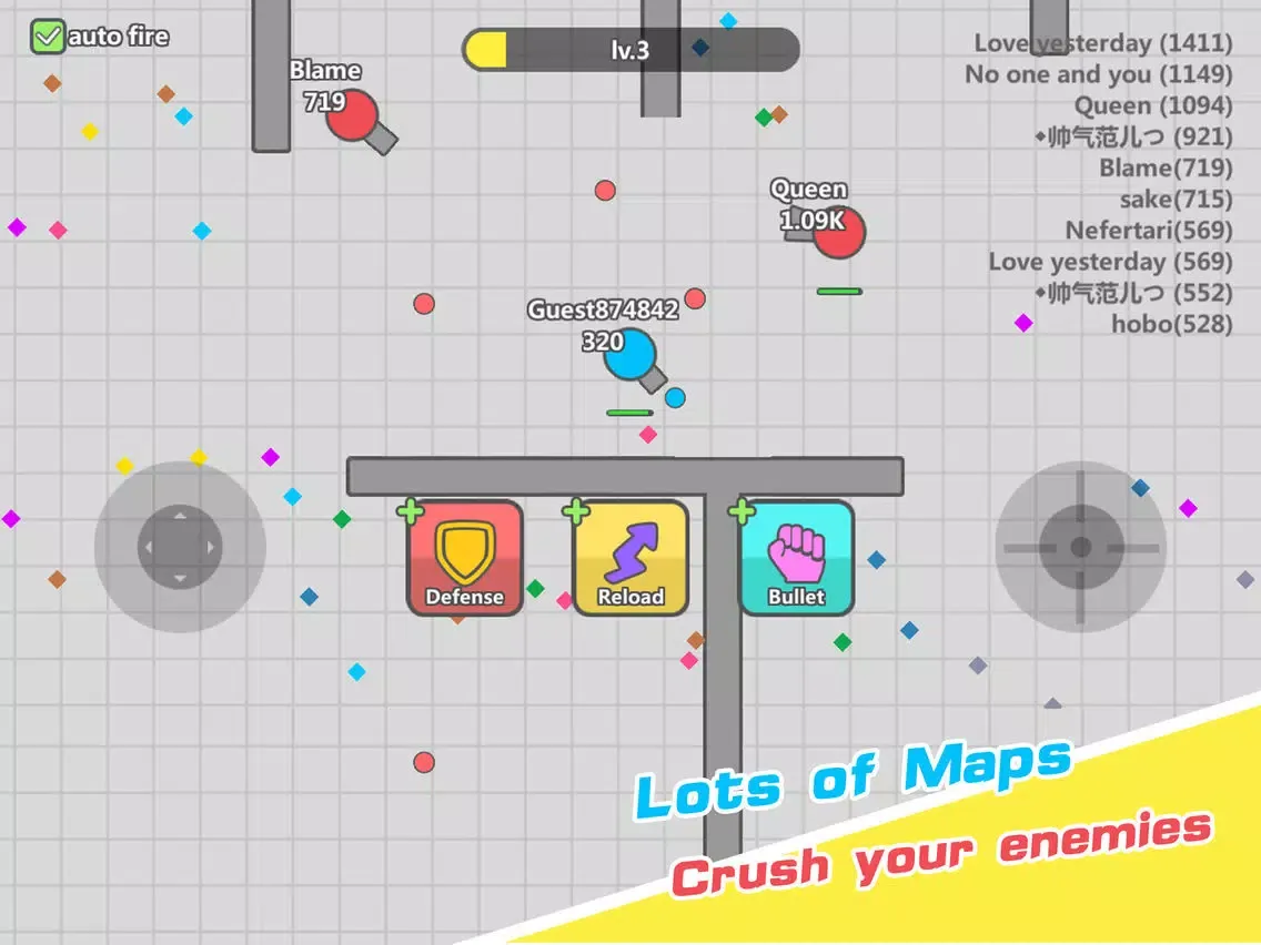 Tangkapan skrin Tank battle.io - New tank war games iPad 