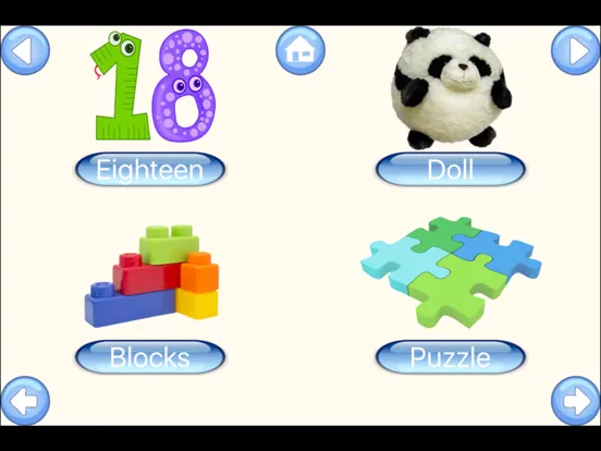 Tangkapan skrin First 100 English Words iPad 