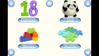 Tangkapan skrin First 100 English Words