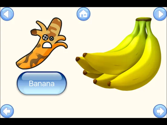 تصاویر Fruit Words Baby Learning English Flash Cards iPad 