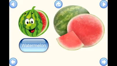 تصاویر Fruit Words Baby Learning English Flash Cards