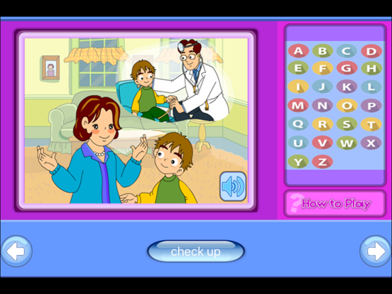 Tangkapan layar My Hospital Story Baby Learning English Flashcards iPad 
