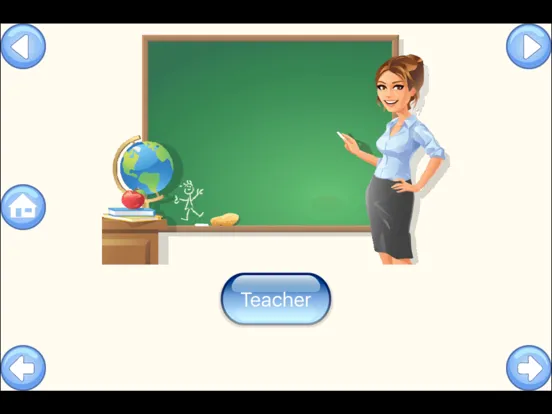 ภาพหน้าจอของ My School Story - Baby Learning English Flashcards iPad 