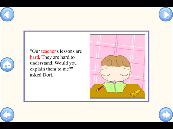 My School Story - Baby Learning English Flashcards iPad  스크린샷