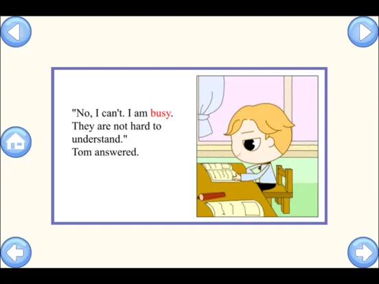 ภาพหน้าจอของ My School Story - Baby Learning English Flashcards iPad 