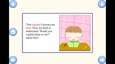 ภาพหน้าจอของ My School Story - Baby Learning English Flashcards