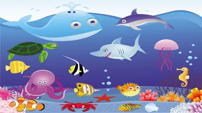 Captures d'écran de Sea Animal Jigsaws - Baby Learning English Games