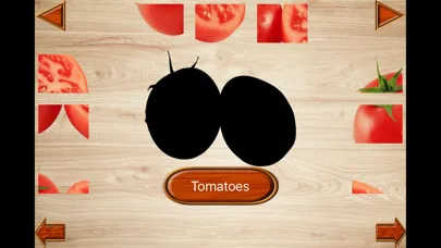 Tangkapan layar Baby Vegetables Games - Kids English Flashcards