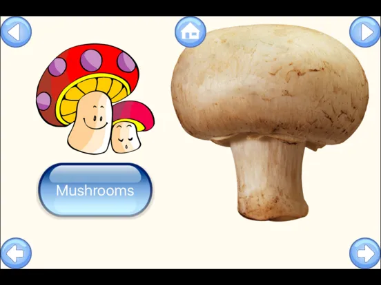 Captures d'écran de Vegetable Words Baby Learning English Flash Cards iPad 