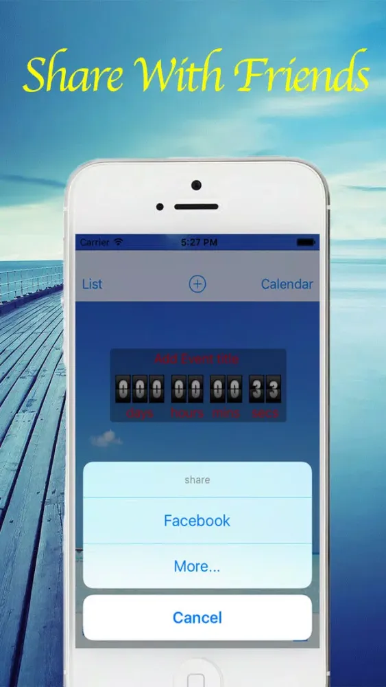 Captures d'écran de Count Down App Free - univision Event Reminders and Prime Big Day Calendar Countdown