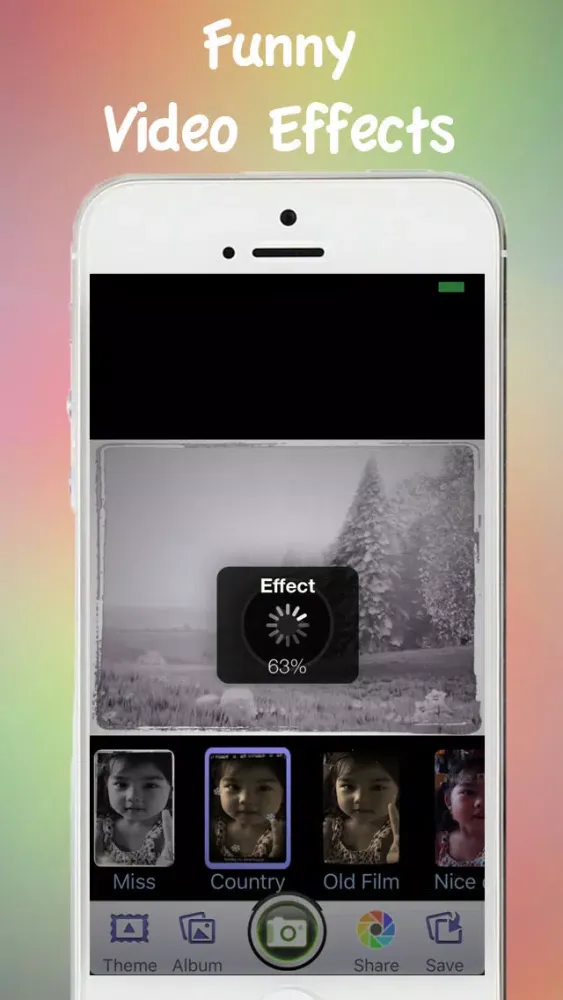 Capturas de tela do Live Video Effects Free - univision videos filters OnCamera Video editors
