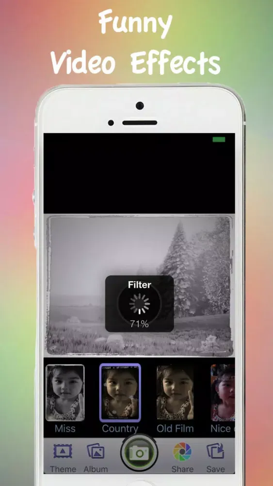 Capturas de tela do Live Video Effects Free - univision videos filters OnCamera Video editors