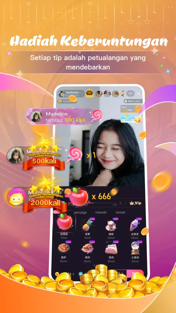 Captures d'écran de Momo Live
